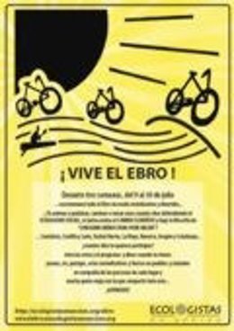 Cartel De La Marcha 'Vive El Ebro'