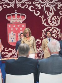 Regina Plañiol llega a Presidencia y Justicia "deseando hablar" con Granados y segura de contar con su "criterio"