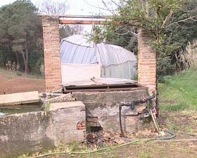 Pozo cerrado en Girona 