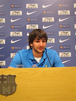 Ricky Rubio En Su Despedida Del Barça 