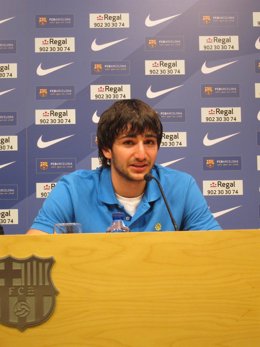 Ricky Rubio En Su Despedida Del Barça 
