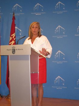 La Portavoz Del Gobierno Murciano, María Pedro Reverte