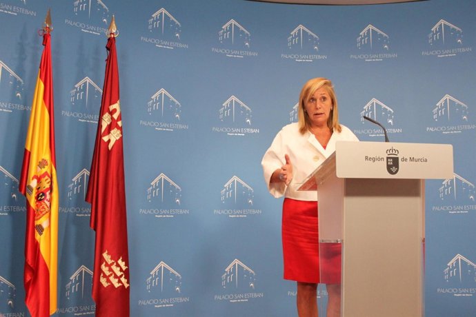 La Portavoz Del Gobierno Murciano, María Pedro Reverte