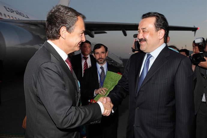 Llegada Del Presidente Del Gobierno A Kazajistán