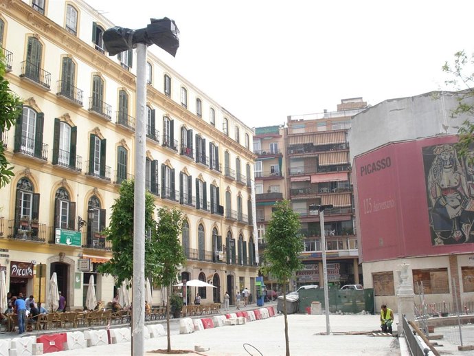 La Plaza De La Merced En Obras