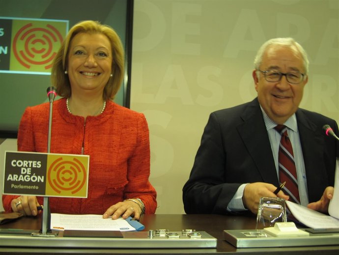 Luisa Fernanda Rudi y José Ángel Biel