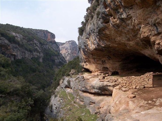 Barranco De La Formiga De La Hoya De Huesca.
