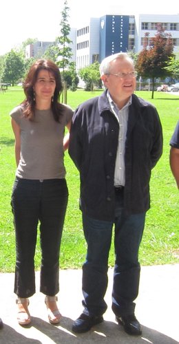 Aintzane Ezenarro Y Patxi Zabaleta.