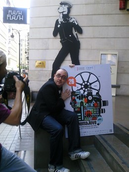 Carlos Areces En El Local Flash Flash De Valencia     