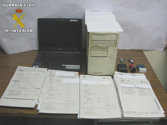 Documentación Incautada En La Operación Tropa