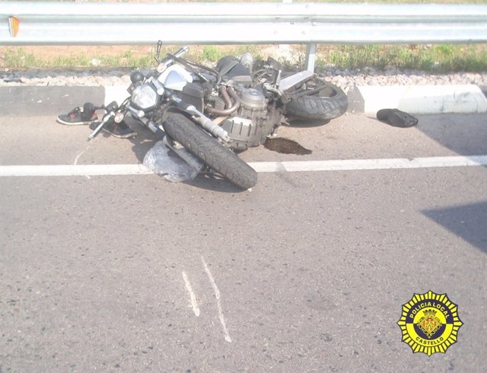 Estado De La Motocicleta Tras El Siniestro  