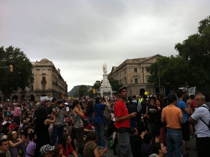 Manifestación 19 De Junio En Barcelona