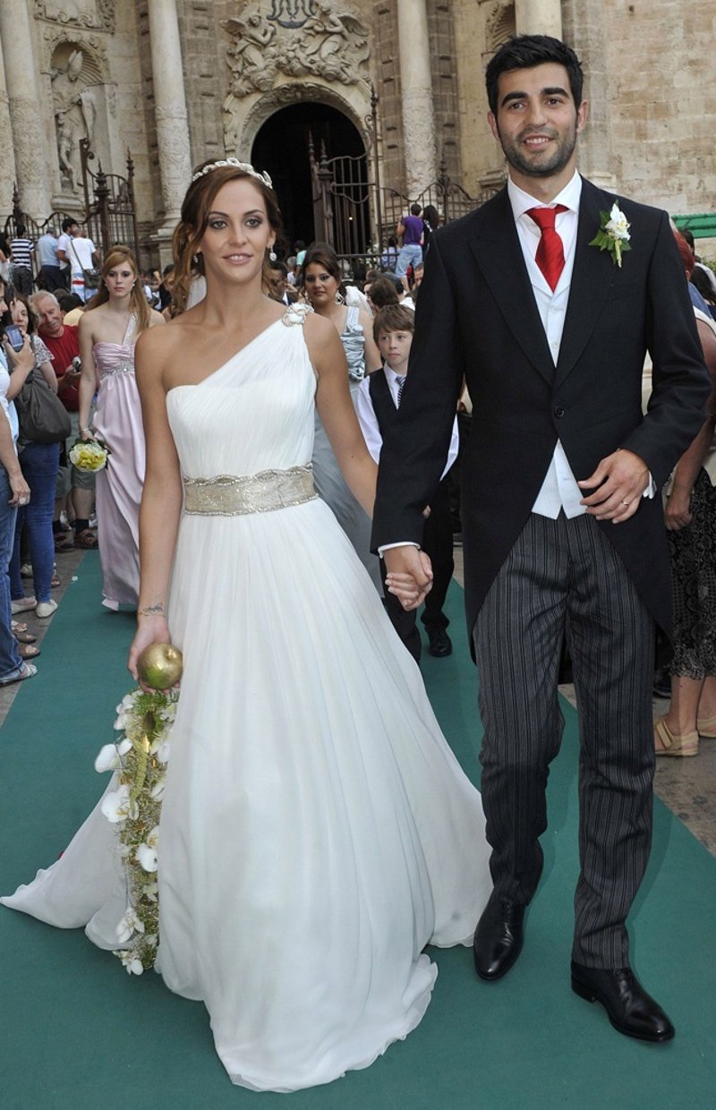 raúl albiol y alicia roig se dan el 'sí quiero'