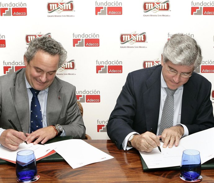 Acuerdo Colaboración Mahou-San Miguel Y Fundación Adecco