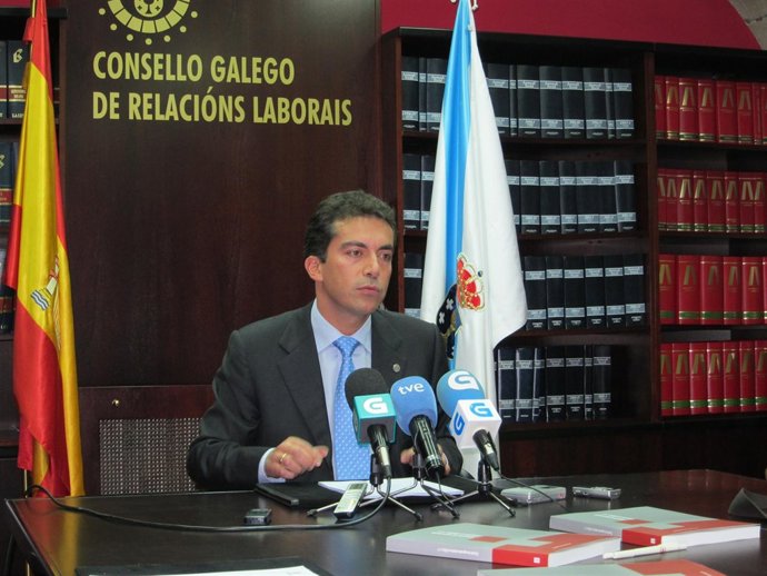 El Presidente Del Consello Galego De Relacións Laborais, Demetrio Fernández