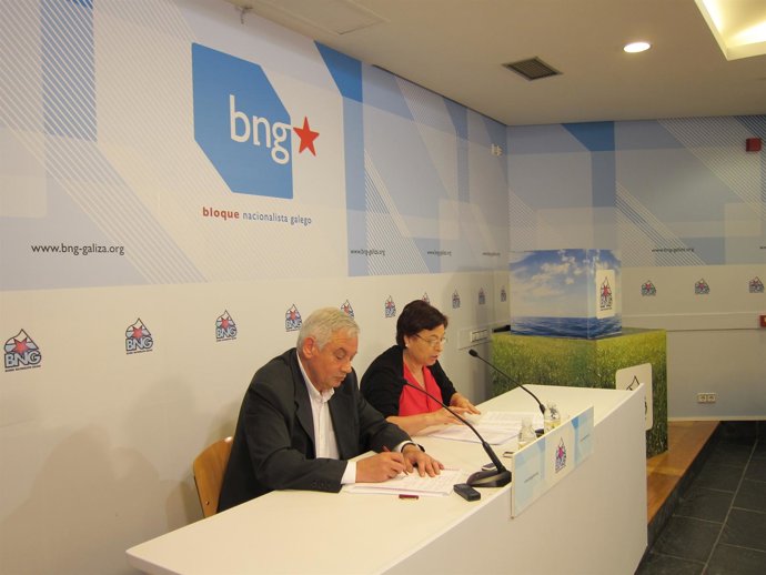 Guillerme Vázquez Y Olaia Fernández Davila En Rueda De Prensa