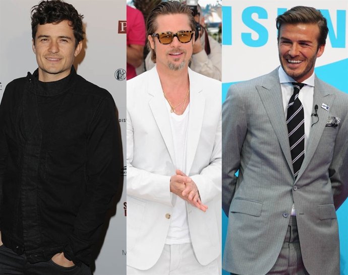 Montaje Orlando Bloom, Brad Pitt Y David Beckham