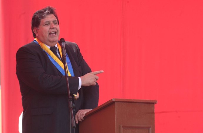 El Presidente De Perú, Alan García.