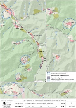 Mapa Cabezón De Liébana PGOU