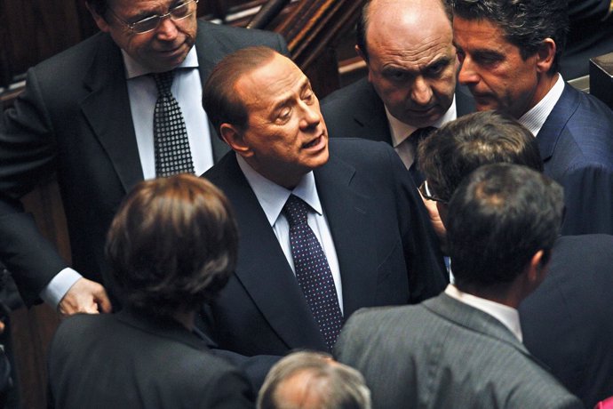 Berlusconi En La Cámara De Los Diputados