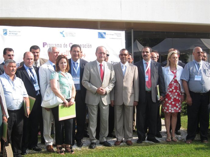 De La Torre, Junto Con Los Alcaldes Marroquíes Y Los Concejales De Málaga