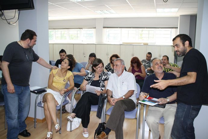 Una Reunión De La Comisión Ejecutiva Del PCA Sevillano.