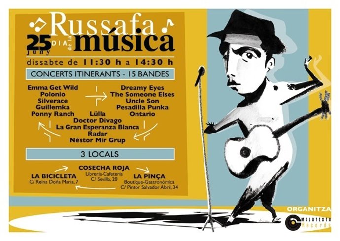 Malatesta Celebra El Día De La Música En El Barrio De Russafa