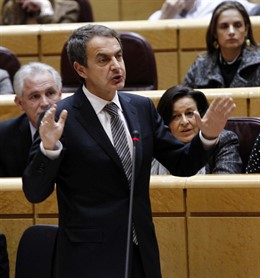Zapatero en el Senado