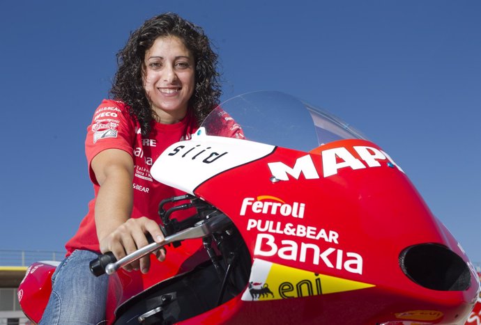 La Piloto Del Mapfre Aspar Team De Moto2, Elena Rosell