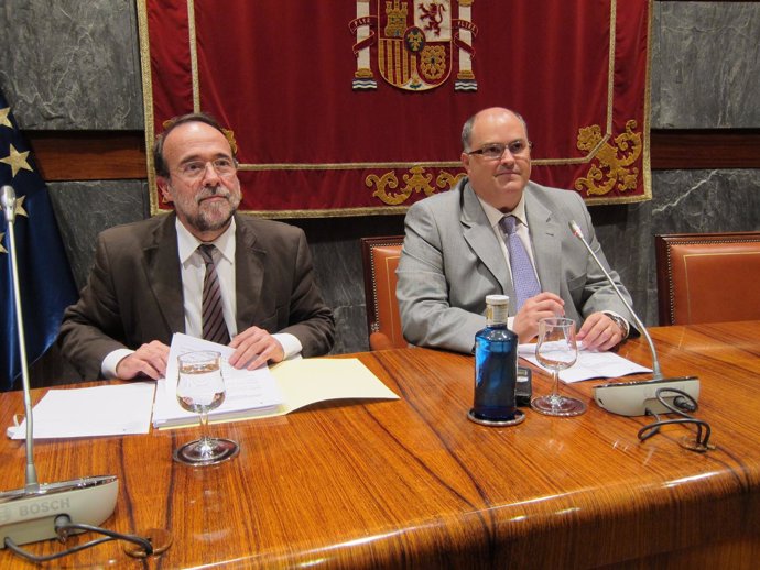 El Vicepresidente Del CGPJ, Fernando De Rosa, Y El Vocal Carles Cruz 