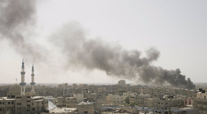 Bombardeos en Gaza, conflicto Palestina-Israel