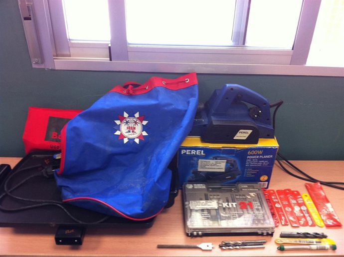 Material Incautado En Las Viviendas De Tudela (Valladolid)