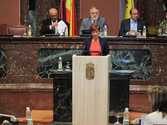 Begoña García Retegui En Su Comparecencia En La Asamblea Regional