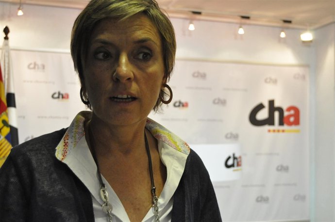 La Presidente De CHA, Nieves Ibeas.