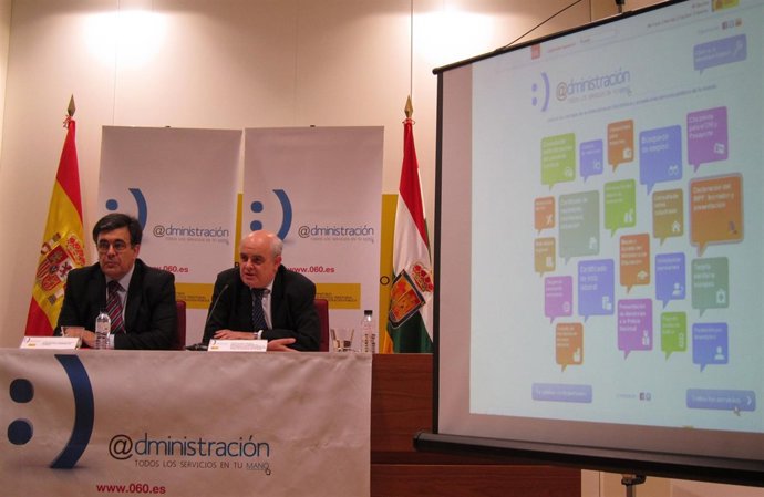 El Delegado Del Gobierno, José Antonio Ulecia, Junto A Jesús Casado Barrio