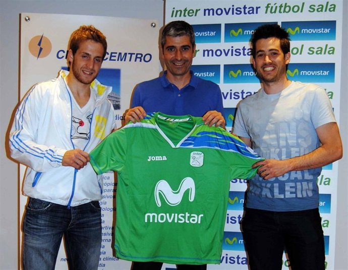 Rafael Y Pola, Presentados Como Nuevos Jugadores Del Inter Movistar