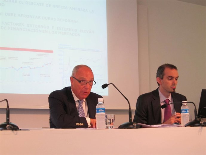 El Presidente De La Cámara Navarra De Comercio E Industria, Javier Taberna.