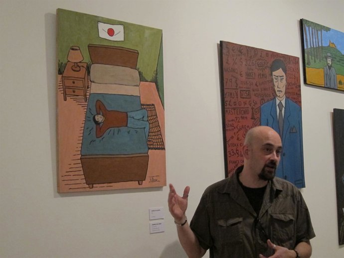 Uno De Los Ilustradores De La Exposición Happy 4 Japan Explica Su Obra