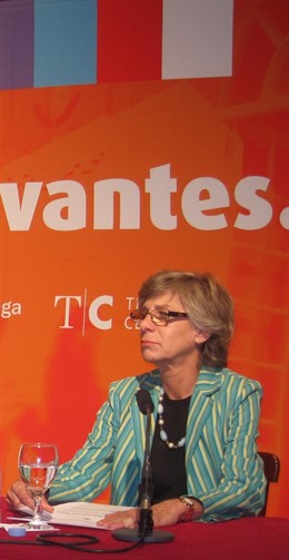 Charo Ema, Durante La Rueda De Prensa