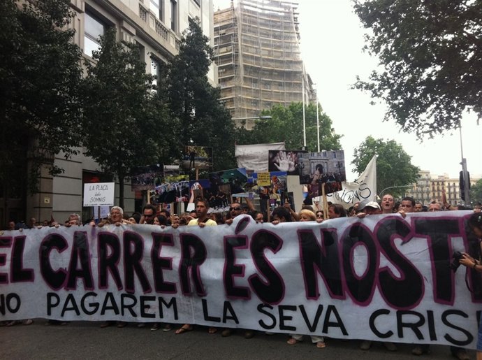 Manifestación De Indignados 19 De Junio