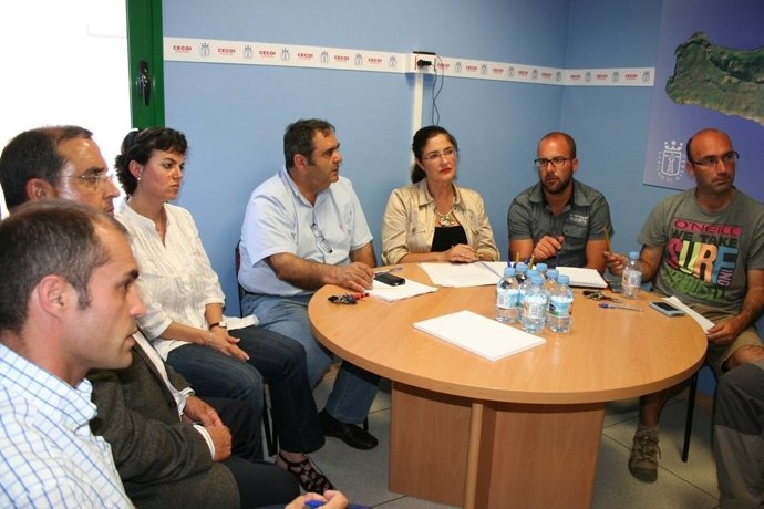 La Presidenta Del Cabildo De El Hierro Belén Allende Preside La Reunión Del PEIN