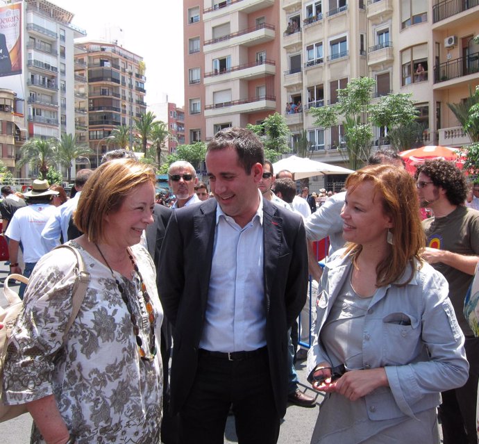 Leire Pajín Y Jorge Alarte 