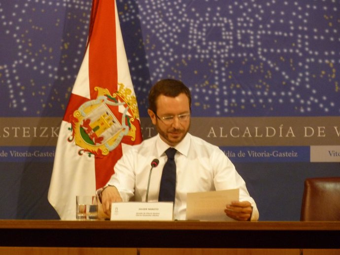 El Alcalde Del PP De Vitoria, Javier Maroto.