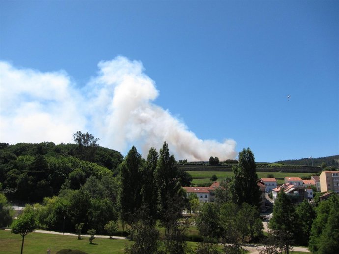 Incendio En El Monte Pedroso