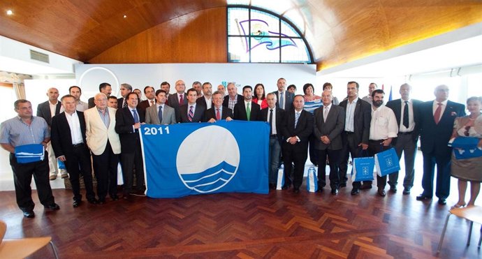 O Presidente Da Xunta, Alberto Núñez Feijóo, En La Entrega De Banderas