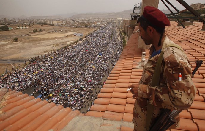 Manifestaciones Masivas Contra El Gobierno En Yemen
