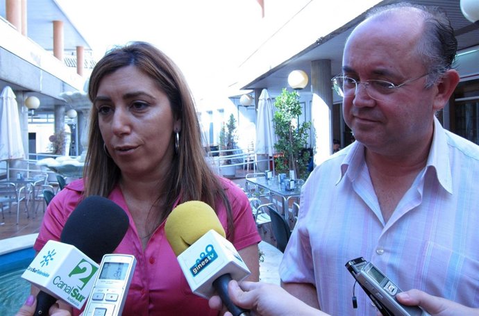 Susana Diaz, Y El Alcalde De Gines, Manuel Comino