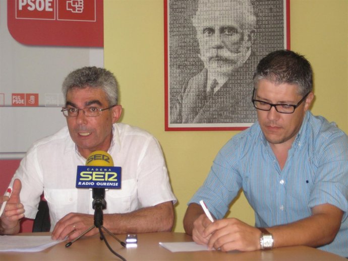 Fotografía Da Rolda De Prensa De Raúl Fernández E Miguel Ángel Rodríguez