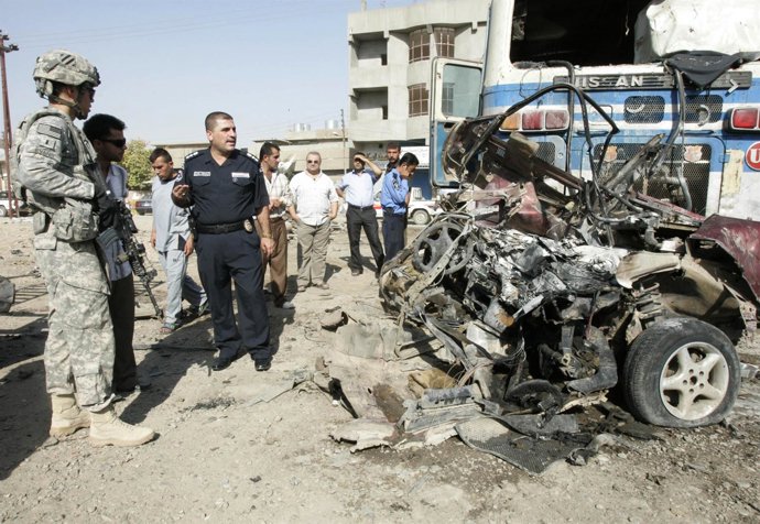 Atentado en una comisaría en Irak