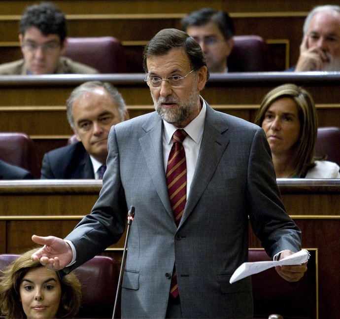 MARIANO RAJOY EN LA SESION DE CONTROL AL GOBIERNO